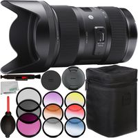 Sigma 18-35mm f/1.8 DC HSM Art Lens for Sony A-Mount + 3 Piece Filter Kit + 6 Piece Graduated Filter Kit + Dust Blower + Lens Cleaning Pen + Microfiber Cleaning Cloth