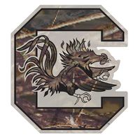 Craftique South Carolina Decal CAMO C GAMECOCK DECAL 18"