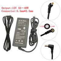 12V 4A 48W AC Adapter Charger Replacement for HP LCD Monitor 2311X 2311F 2311CM,Acer LCD Monitor AC501 AC711 AC915 AF705;ADI A2304 A500 A5000 A501,Acer BenQ AOC LED LCD Monitor Power Supply Cord