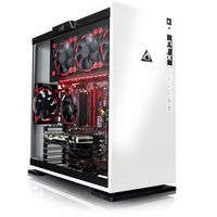 CLX SET TGASETGXM8504WR VR-Ready Gaming PC - AMD Ryzen 7 2700X 3.70GHz 8-Core, 16GB DDR4, NVIDIA GeForce GTX 1080 8GB, 240GB SSD+3TB HDD, WiFi, Win10 Home, White