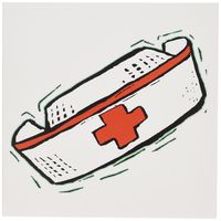 3dRose Nurses Cap - Greeting Cards, 6 x 6 inches, set of 12 (gc_11114_2)