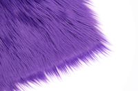 Faux Mongolian Fur Photography Prop, Newborn Prop, Basket Stuffer, Layering Blanket, Rug (Medium, 20"x36", Purple)