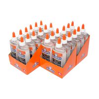 Elmer's Liquid School Glue, Clear, Washable, 9 Ounces, 24 Count - Great for Making Slime
