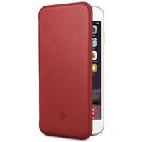 Twelve South SurfacePad for iPhone 6/6s, red | Ultra-Slim Luxury Leather Cover + Display Stand