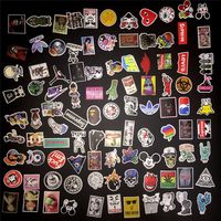 Sticker for Adults 100 Non Random Skateboard Stickers Vinyl Laptop Luggage Decals Dope Sticker Variety Car Motorcycle Bicycle Graffiti Patches (100)