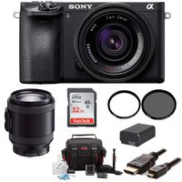 Sony a6500 Mirrorless Camera w/ 18-200mm Lens + 32GB Deluxe Accessory Bundle