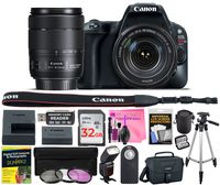 Canon EOS Rebel SL2 24.2 MP Digital SLR 1080p Camera (Wi-Fi, Bluetooth & NFC) Body, Canon EF-S 18-135mm 3.5-5.6 is USM Lens with Deluxe Camera Works Accessory Bundle & 32GB High-Speed Memory Card