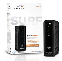 ARRIS Surfboard (16x4) DOCSIS 3.0 Cable Modem Plus AC1600 Dual Band Wi-Fi Router, 686 Mbps Max Speed, Certified for Xfinity, Spectrum, Cox & More (SBG10)