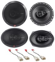 Rockford Fosgate Front+Rear Speaker Replacement Kit For 2003-2008 Toyota Corolla