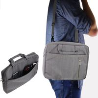 Navitech Grey Carry Case/Cover Bag for Portable DVD Players Including The Sylvania SDVD1251 12"