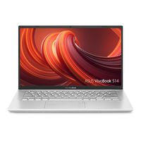 Asus Vivobook S14 S412 Thin and Light 14" FHD, Intel Core i3-8145U CPU, 8GB RAM, 256GB PCIe Nvme SSD, Windows 10 Pro, S412FA-XB31, Silver-Metal