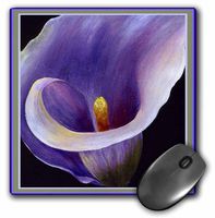 3Drose 8 X 8 X 0.25 Inches Mouse Pad Abstract Calla (mp_49403_1)