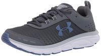 Under Armour Men's Charged Assert 8 Running Shoe, Pitch Gray (103)/White, 11.5