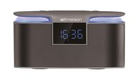 Emerson Portable Bluetooth Speaker, 12W Stereo, USB Charging, Hands Free Calling, Night Light, ER-BT200 Clock and FM Radio