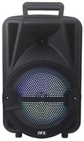 QFX PBX-BF8SM 8" Portable Bluetooth Party Speaker with Tripod Stand and Wireless Microphone
