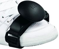 Meinl Percussion Foot Shaker with Strap-NOT MADE IN CHINA-Ideal for Cajon Players, Guitarists and Singer/Songwriters, 2-YEAR WARRANTY, (FS-BK)