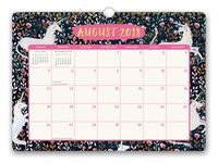 Orange Circle Studio 2019 Deluxe Wall Calendar, August 2018 - December 2019, Stay Magical Unicorns