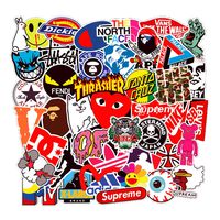 Street Fashion Sticker Decals 100pcs, Laptop Vinyl Stickers for Waterbottle,Hydro Flask,Snowboard,Luggage,Motorcycle,iPhone,MacBook,Wall,DIY Party Supplie Patches Decal