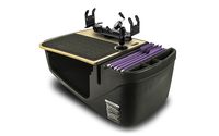 AutoExec AUE05200 Birch Efficiency GripMaster Car Desk with Printer Stand and X-Grip Phone Mount