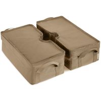 Rhino Detachable Umbrella Base Weight, 18" ~ Fits Any Offset, Cantilever & Any Outdoor Patio Umbrella Stand ~ Easy Set up (Beige)