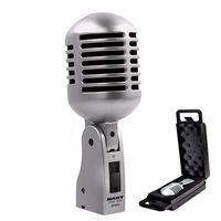 Nady PCM-200 Professional Classic Style Dynamic Microphone - Retro style vocal mic with carrying case, on/off switch, low-cut filter - Vintage look...