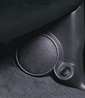 Kick Panel Speaker Mounts for Dodge RAM Regular & QUAD CAB 2002-2015 For 6.5" Component Speakers. Paintable BLACK
