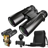 Artilection 10x42 Binoculars for Adults, HD Professional High Power Magnification Compact Wide Angle Binocular for Bird Watching, Hunting, Travel, FMC Lens with BAK4 Roof Prism