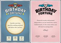 Quiplip Misfortune Birthday 6) Greeting Cards