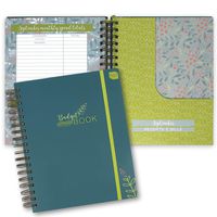 Boxclever Press Budget Planner - Check Out The Video! Measures 9.5" x 8". Monthly Income & Home Expenditure Tracker, Regular Bill Organizer, 13 Pockets for Receipts & Bills. (Teal)