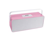 Sylvania SP672 Portable Bluetooth Speaker with Aluminium Handle (Pink)
