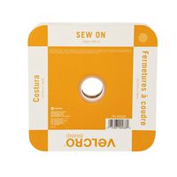 VELCRO Brand For Fabrics | Sew On Fabric Tape for Alterations and Hemming | No Ironing or Gluing | Ideal Substitute for Snaps and Buttons | Tape, 45ft x 3/4in, Beige