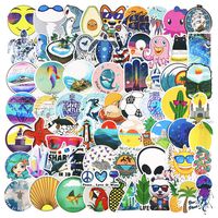 Cute Stickers for Laptop Water Bottles 100pcs Teen Girls Cartoon Luggage Journal Skateboard Bike Helmet Decals