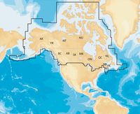 Navionics Plus Regions Canada Marine and Lake Charts on SD/MSD