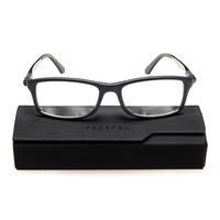 PROSPEK Blue Light Blocking Glasses - Computer Glasses - Dynamic (+0.00 (No Magnification) I Regular Size, Gray)