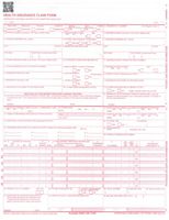 NEW CMS-1500 INSURANCE CLAIM FORMS, HCFA (Version 02/12) - 2 CASES (5000 SHEETS/FORMS)
