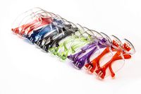 G & F 13016-6 EyePRO Scratch, Impact & Ballistic Resistant Safety Goggles with Clear Lens (6 Pack)