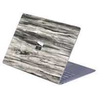 MasiBloom 1 PCS Anti-Scratch Vinyl Decal Sticker Laptop Cover Skin for 13" 13.5 inch Microsoft Surface Laptop 3 & 2 & 1 (2019/18/17 Released), Not Compatible with Surface Book (Wood Cloud- Grey)
