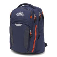 High Sierra Unisex Autry Backpack, 15.5-inch Laptop Backpack, Ideal for High School and College Students, Maritime/Redline