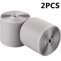 2 Packs Cable Grip Strip Carpet/Floor Cord Cover Cable Protector Cable Management, Protect Cords and Prevent a Trip Hazard, 3 Inches by 10 Feet (Gray)