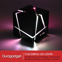 DURAGADGET QoneWireless Mini Portable Speaker - with LED Light Show