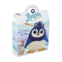 Alex Loopies Yarn and Plush Penguin Kids DIY Craft Kit