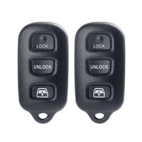 ECCPP Replacement fit for Keyless Entry Remote Control Car Key Option Fob Toyota Avalon/ 4Runner/ Sequoia HYQ12BAN (Pack of 2)