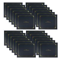 Fasmov 24 Pack Certificate Holder Diploma Cover Perfect for Award Recognition, Certificates, Documents and More - 11.2 x 9 Inches