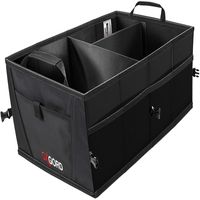 Trunk Organizer for Car Storage - Organizers Best for SUV Truck Van Auto Accessories Organization Caddy Bag - Front or Back-Seat Vehicle Sedan Interior Collapsible Bin Automotive Grocery Organize Box