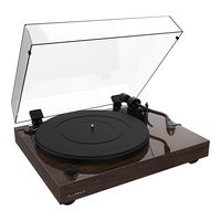 Fluance RT83 Reference High Fidelity Vinyl Turntable Record Player with Ortofon 2M Red Cartridge, Speed Control Motor, Solid Wood Plinth, Vibration Isolation Feet - Walnut