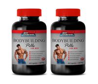 Muscle Builder Weight Loss - Bodybuilding Pills 660 MG - for Men - rhodiola rosea Supplement - 2 Bottles 120 Capsules
