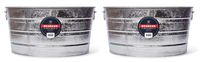 Behrens 2, 15-Gallon Round Steel Tub (Тwo Рack)