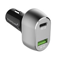 Sabrent 63W 2-Port USB Car Charger [QC 3.0 & USB-PD] UL Certified (CH-PDQC)
