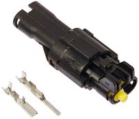 uxcell a15040100ux0275 2 Sets 2 Pin Car Waterproof Connector, 2 Pack