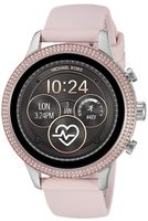 Michael Kors Access Womens Runway Touchscreen Smartwatch Stainless Steel Leather watch, Pink, MKT5055